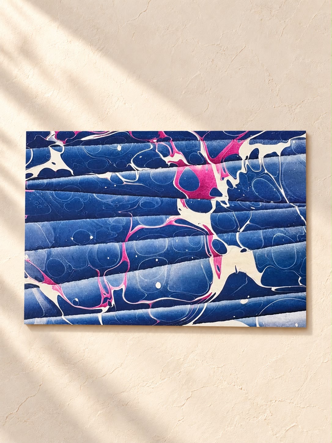 Blue & Pink (Spanish Wave) Postcard